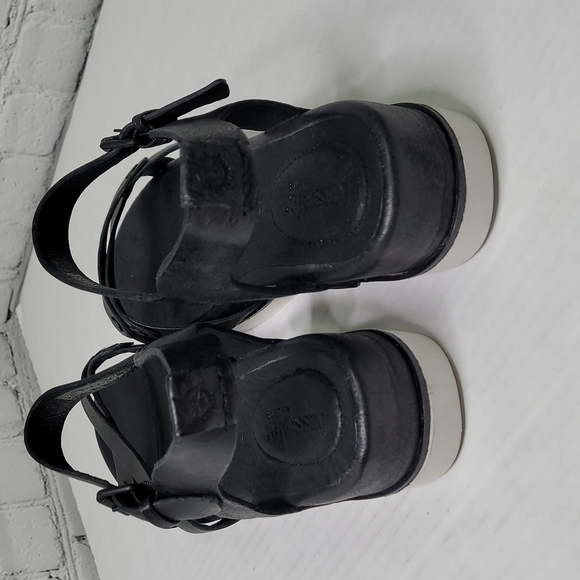 Bussola poppy cloud leather ankle strap sandals - Picture 5 of 9